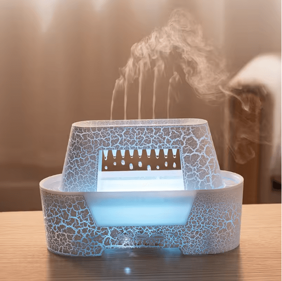 Raindrop Aroma Humidifier – Soft Mist, Calm Night, Pure Relaxation